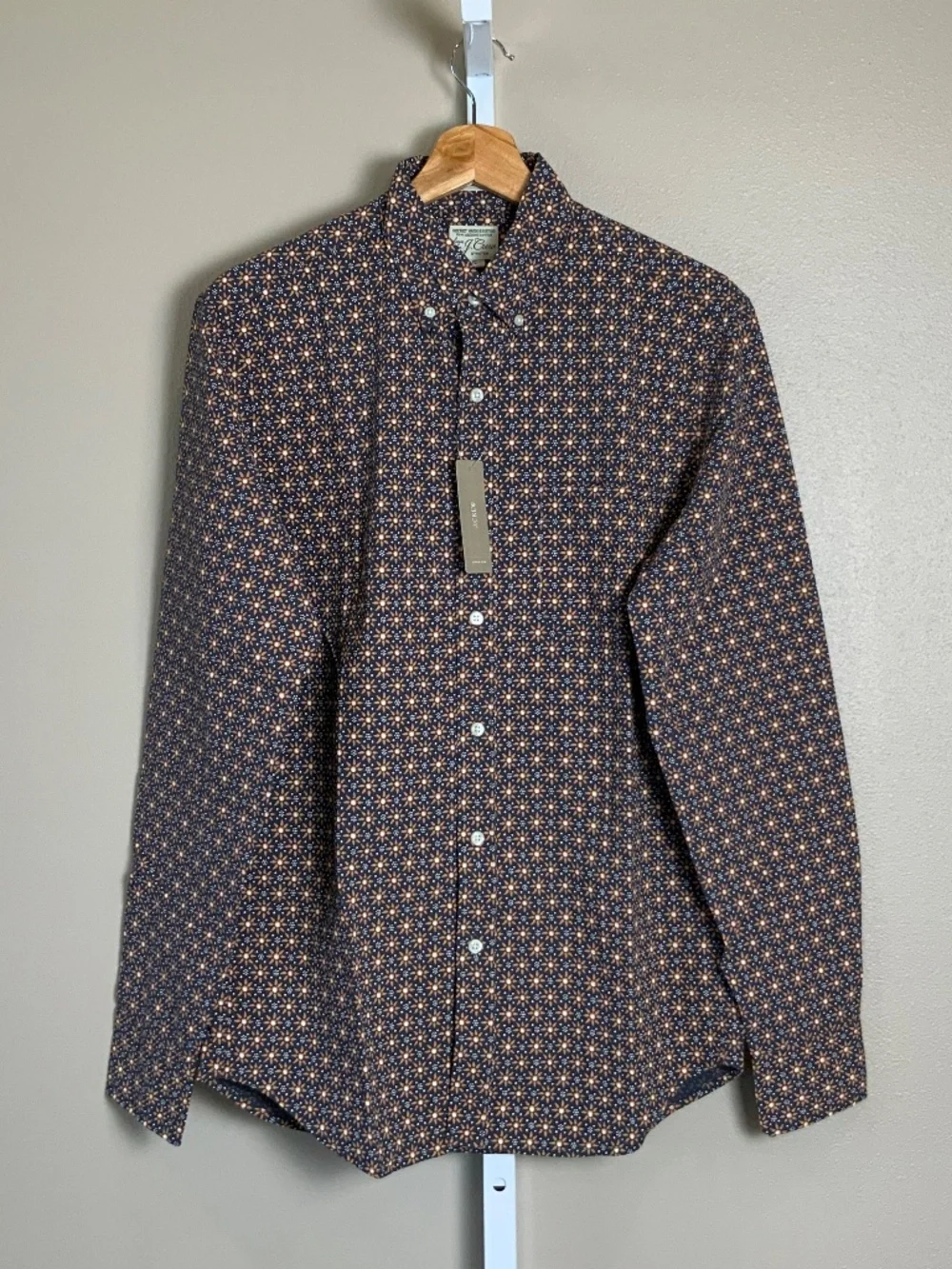 J. Crew Slim Stretch Secret Wash Cotton Poplin Button Down Shirt